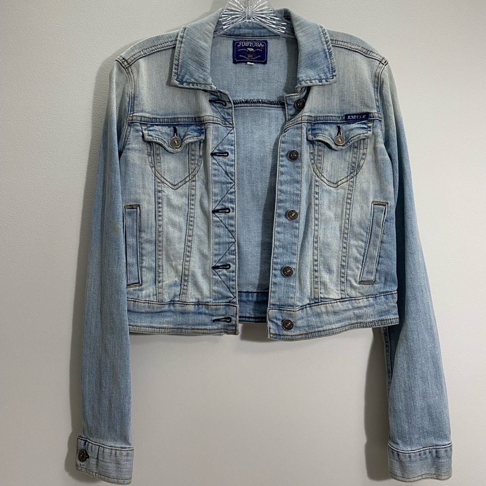 Just USA denim jacket Size Small